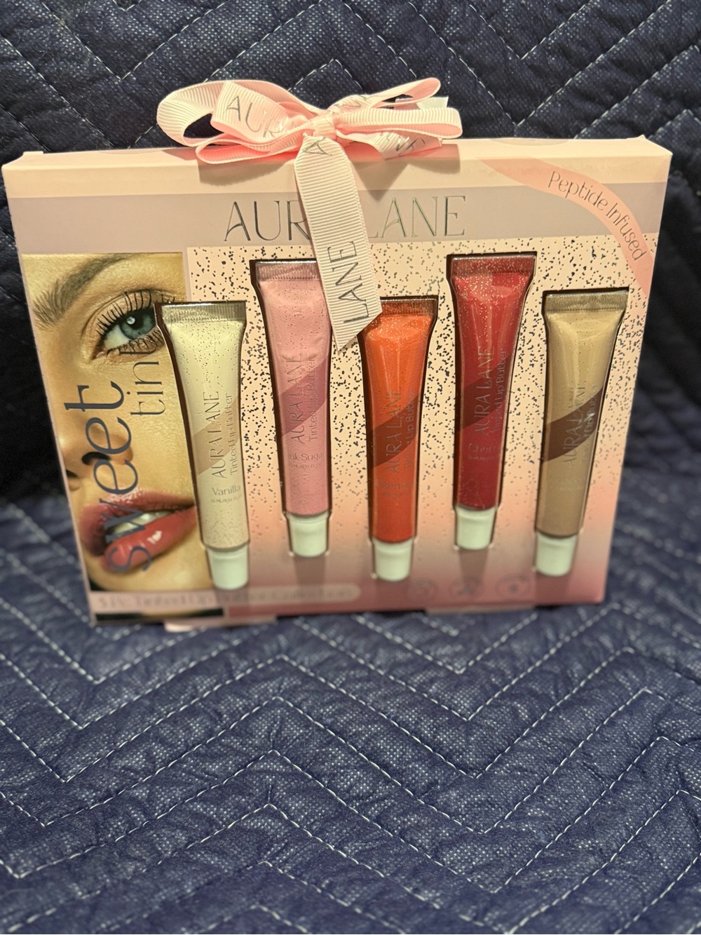 Sweet Tint Lip Gloss Set — Pink, Peach, Orange, Red, Nude